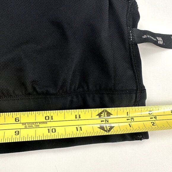 All in Motion  Sports Bra Black Light Grey Marbling Design Size Large - Picture 7 of 8